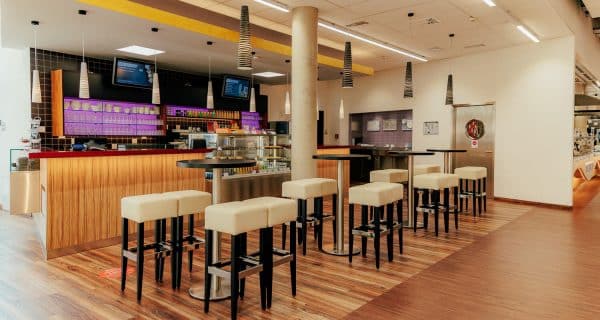 Kaffeebar im Food Court.